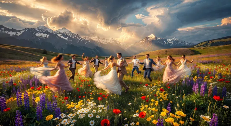 Alpine Meadow Nuptials